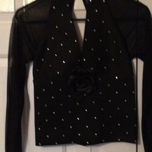 Dressy top, ready for cocktails!